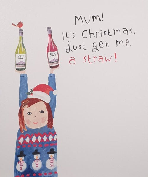 Funny Mum Christmas Card
