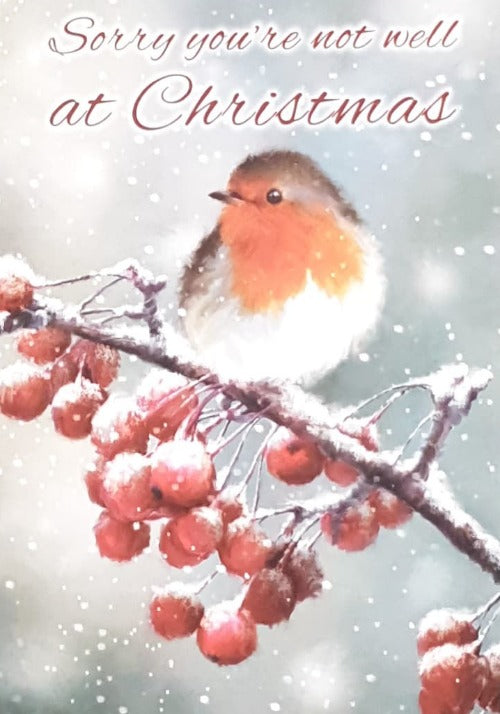 Get Well Soon Christmas Card