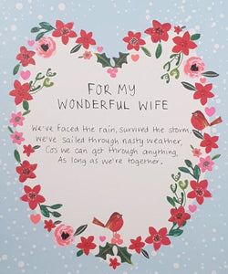 Wife Christmas Card