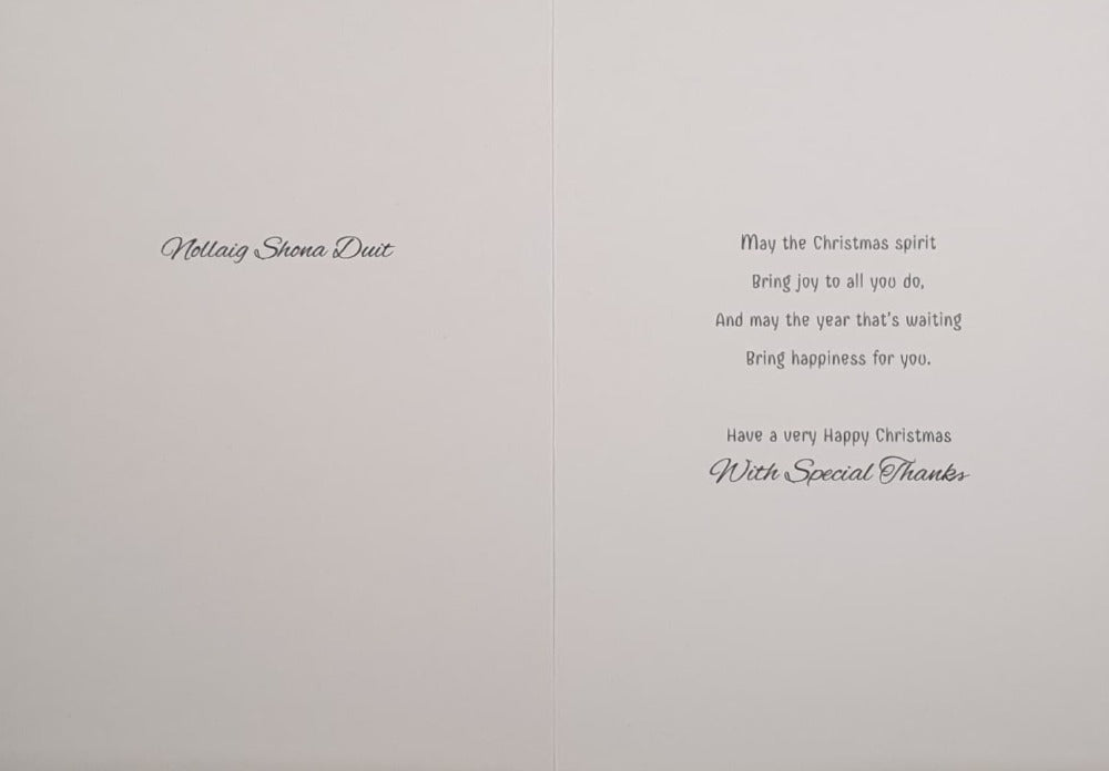Special Thank You Christmas Card