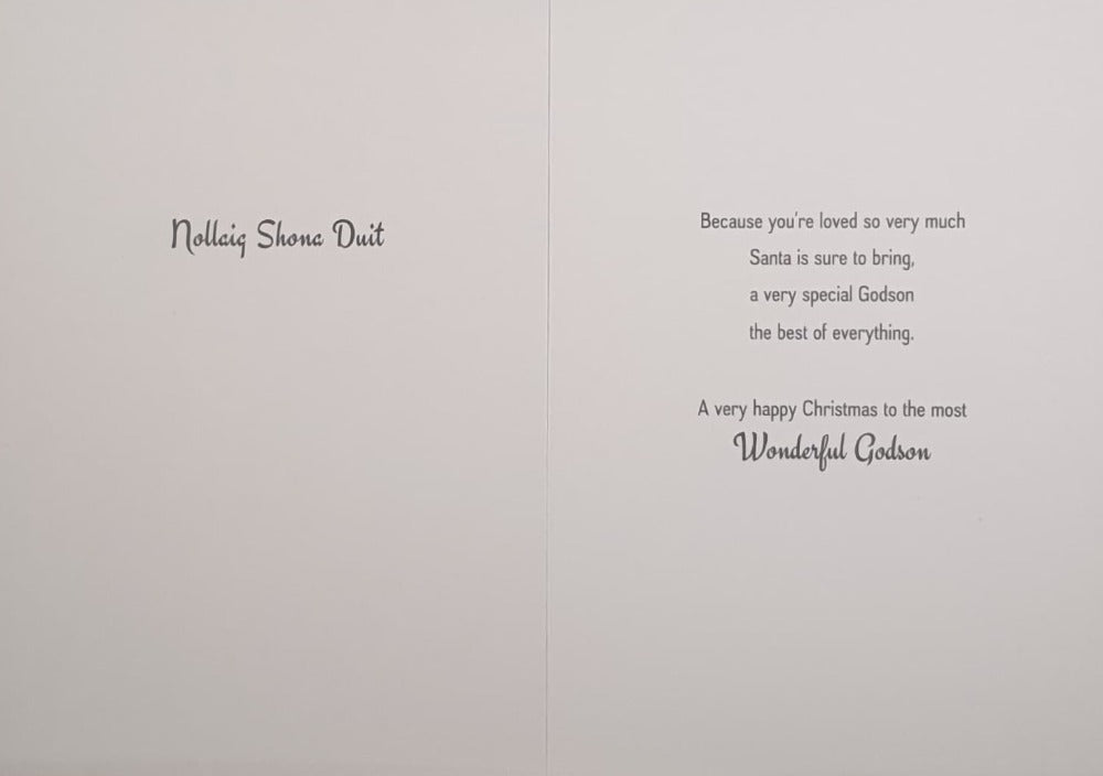 Godson Christmas Card