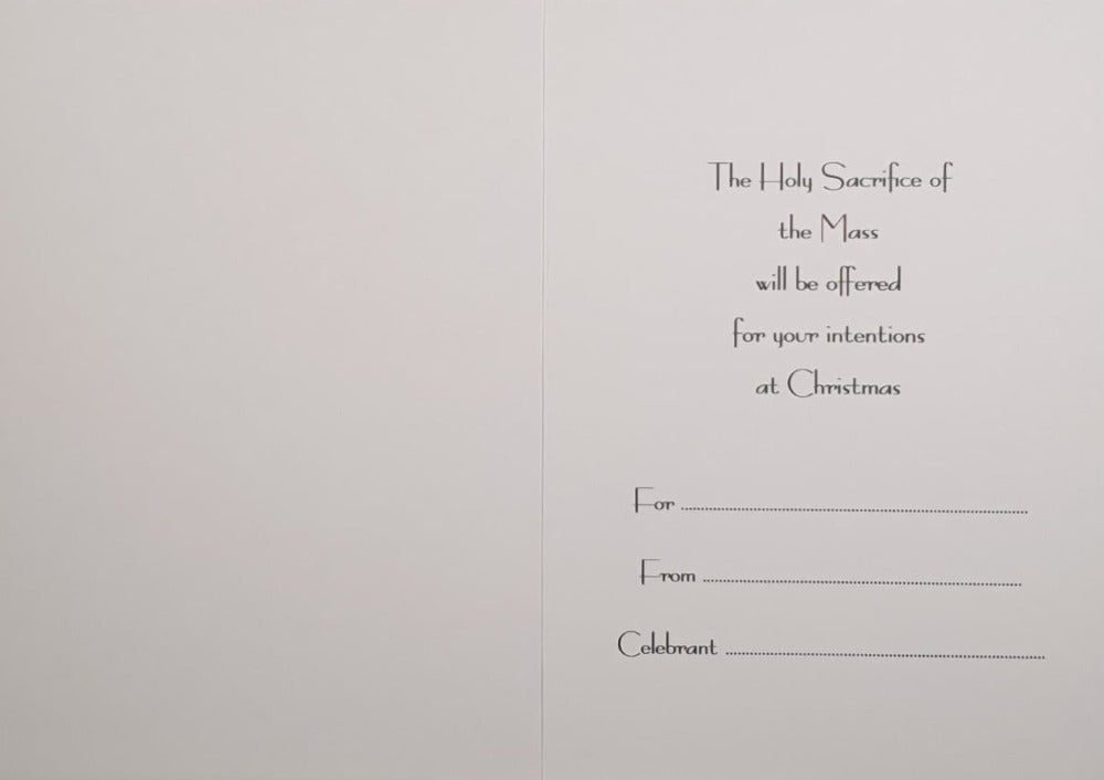 Mass Bouquet Christmas Card