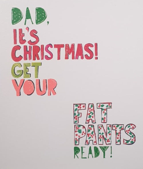 Funny Dad Christmas Card