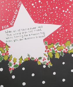 Both Of You Christmas Card
