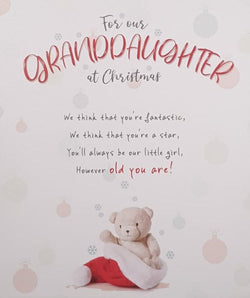 Granddaughter Christmas Card