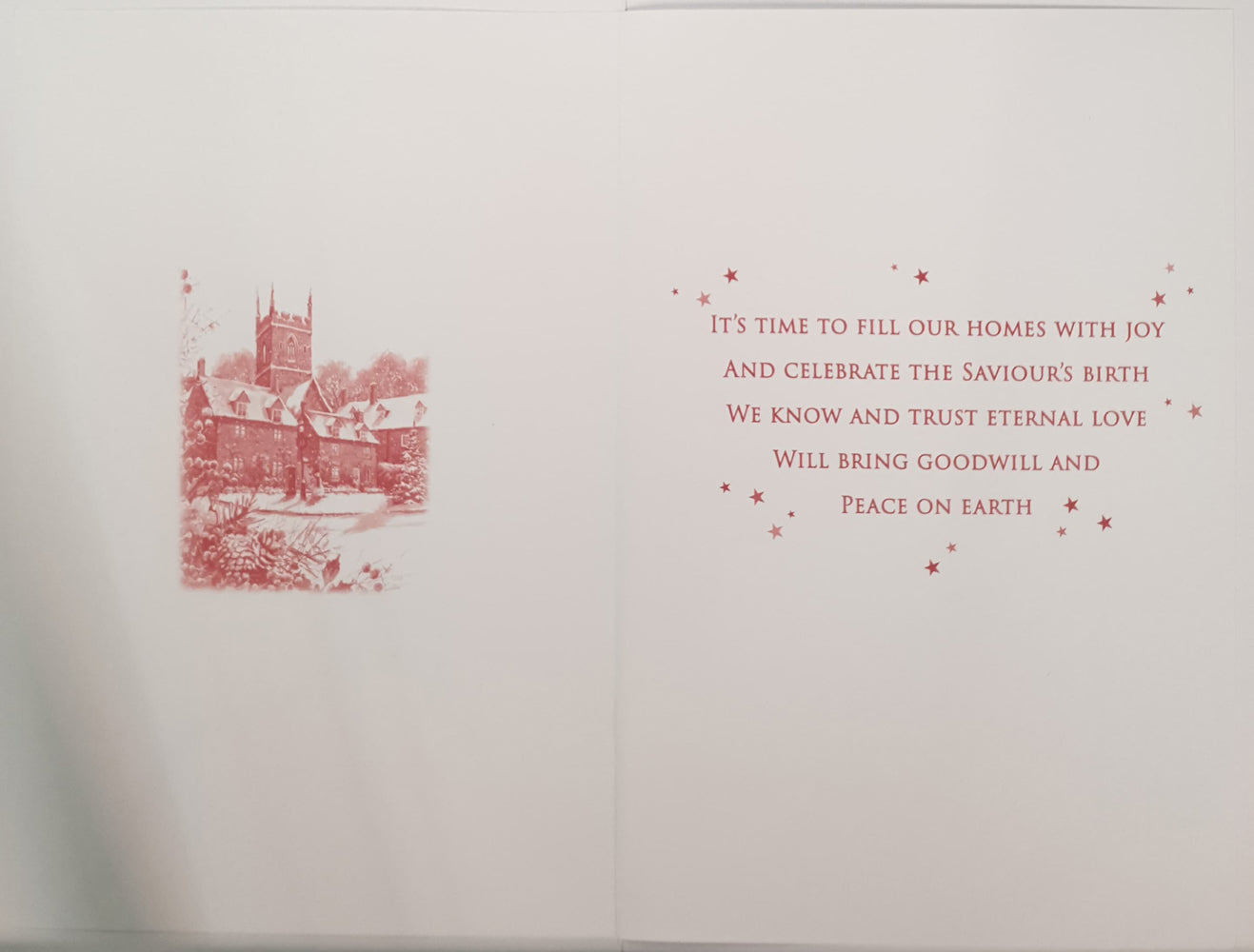 General Christmas Card - Royal Mansion & Snow