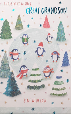 Great Grandson Christmas Card