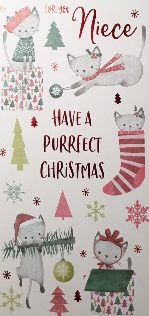 For You Niece Christmas Card