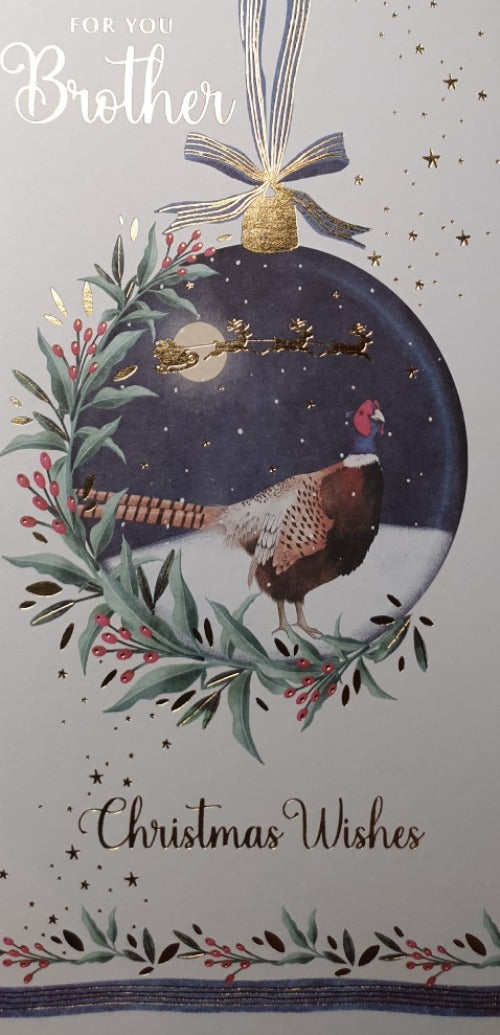 For You Brother Christmas Card