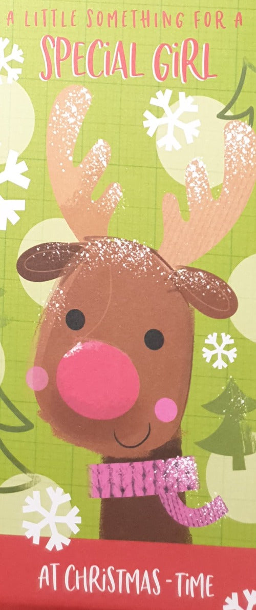 Special Girl Money Wallet Christmas Card