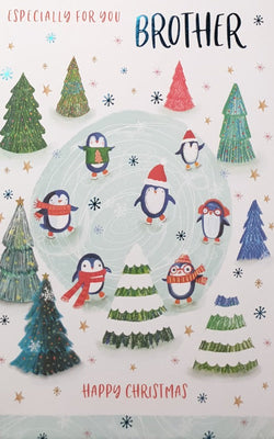 Especially For You Brother Christmas Card