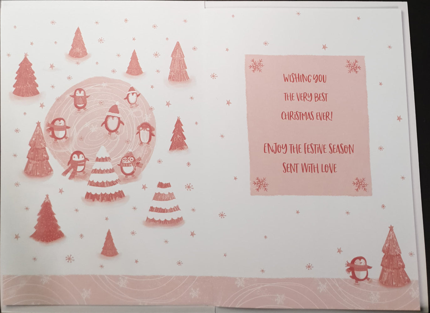 Especially For You Brother Christmas Card - Group Of Penguins