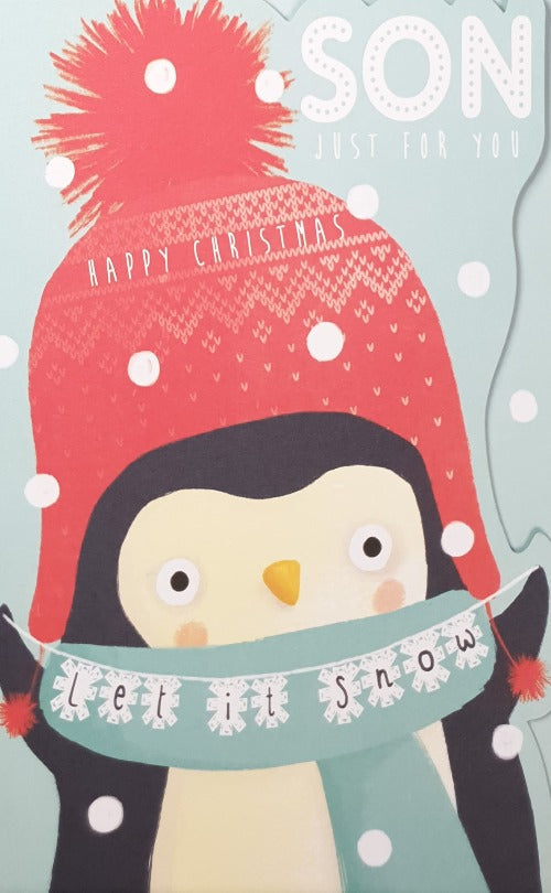 Just For You Son Christmas Card