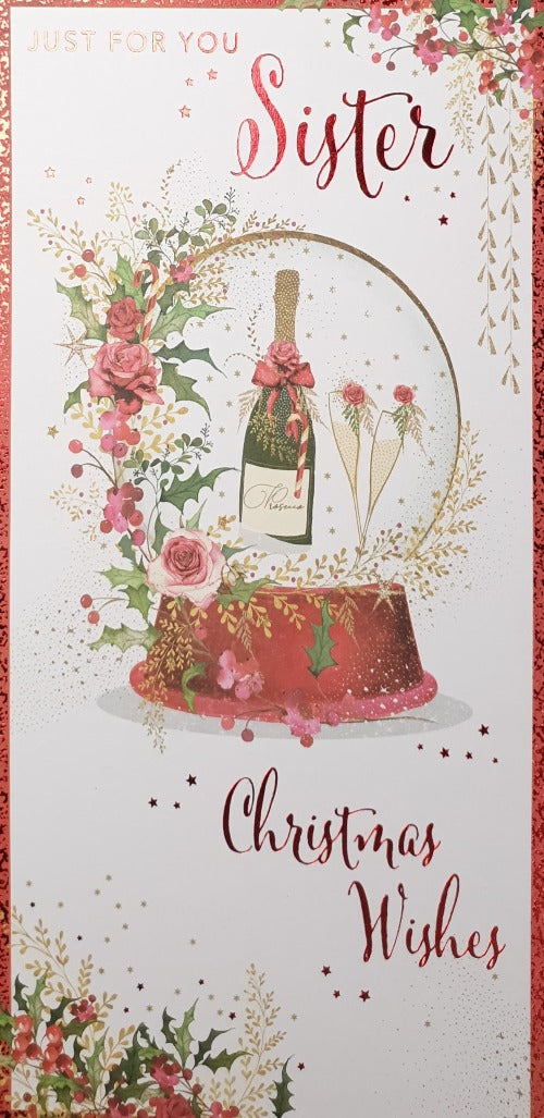 Just For You Sister Christmas Card