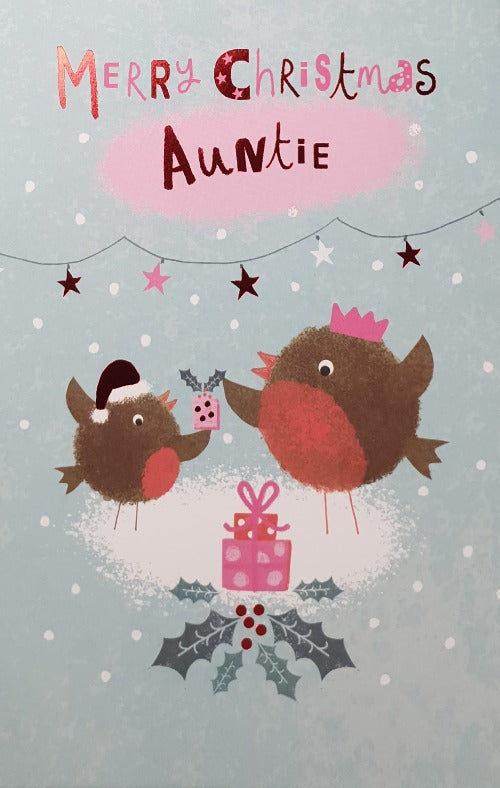Auntie Christmas Card