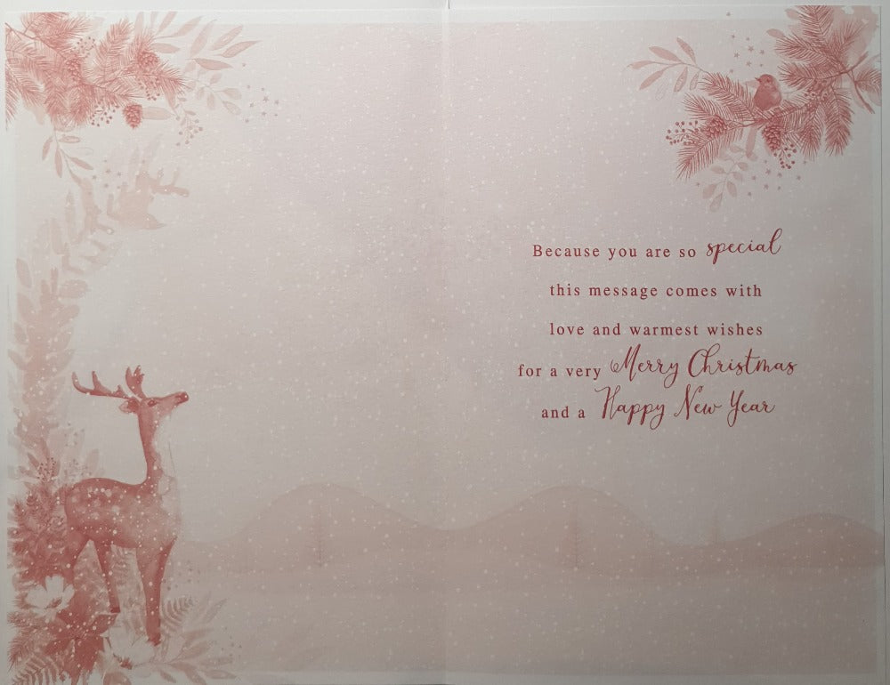 Just For You Niece Christmas Card