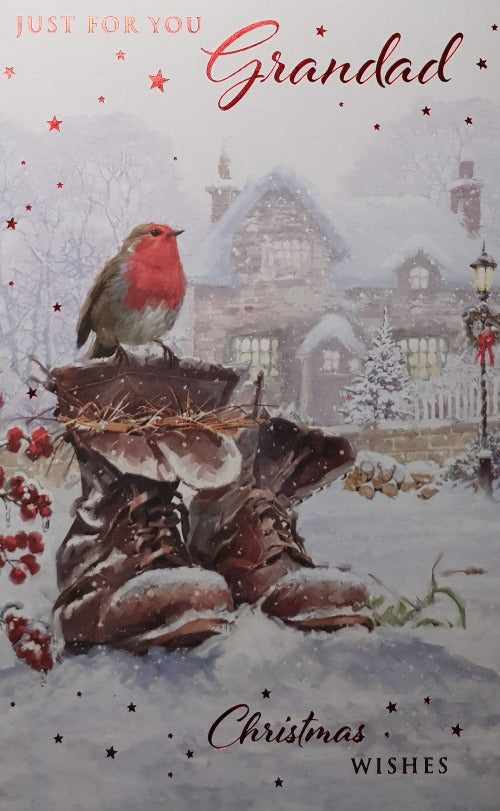 Just For You Grandad Christmas Card