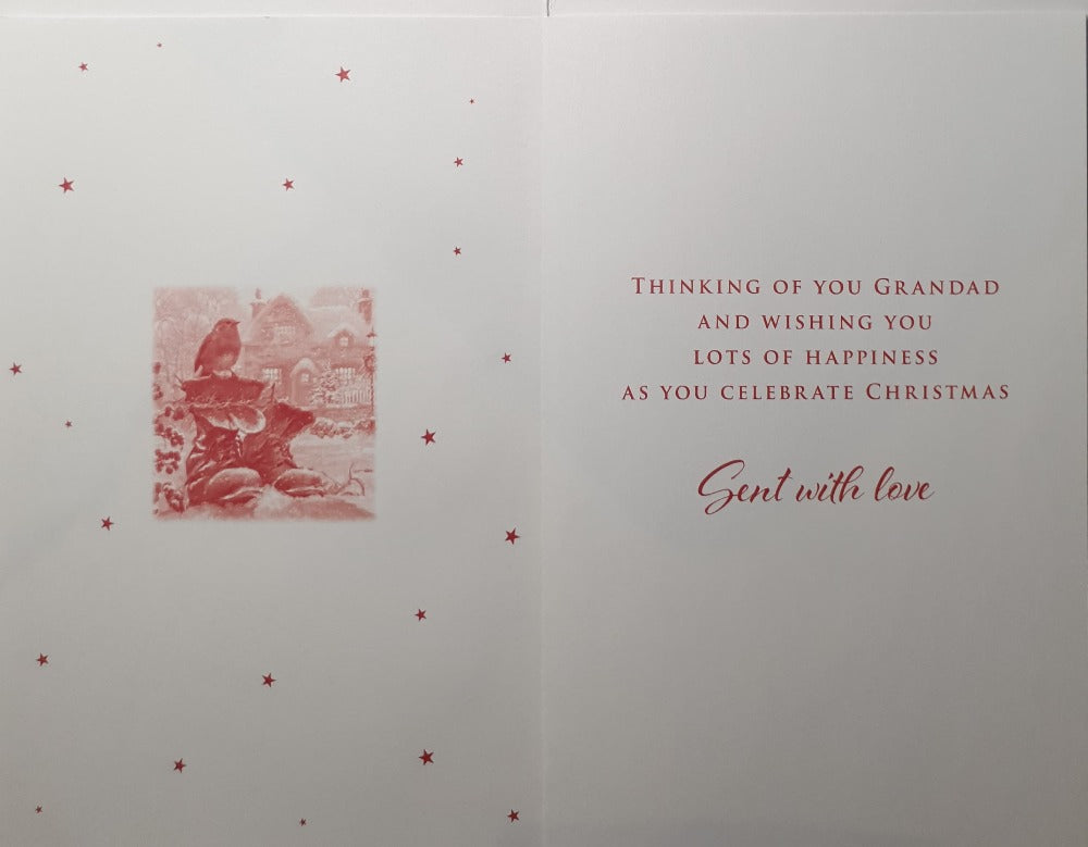 Just For You Grandad Christmas Card