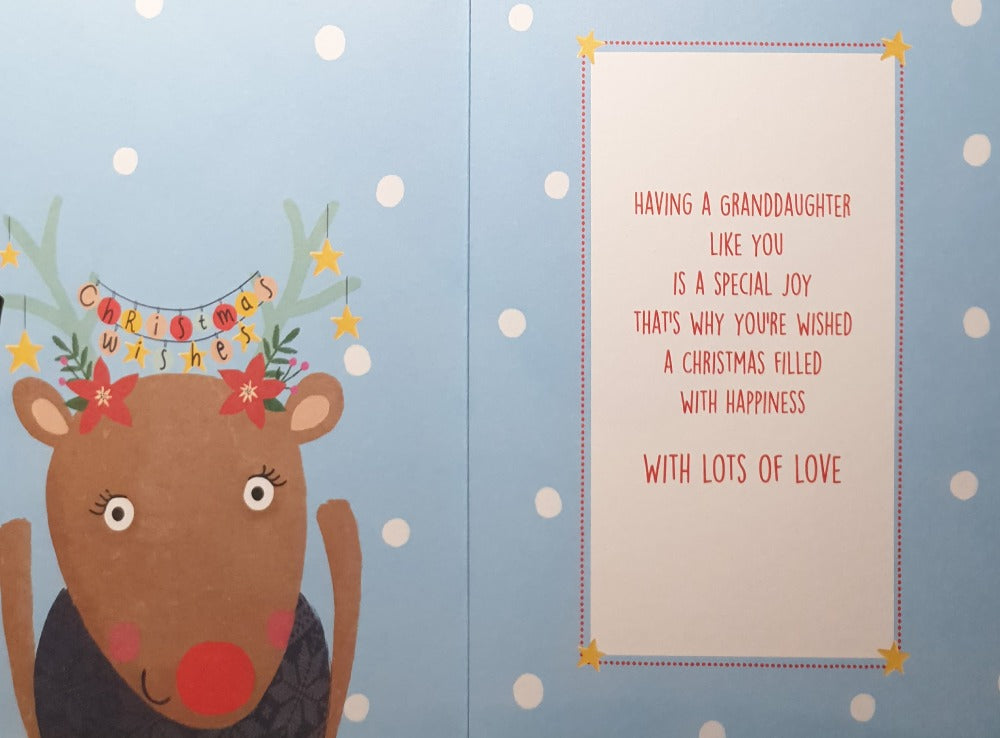 Granddaughter Christmas Card