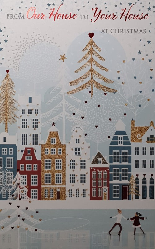 Our House To Your House Christmas Card