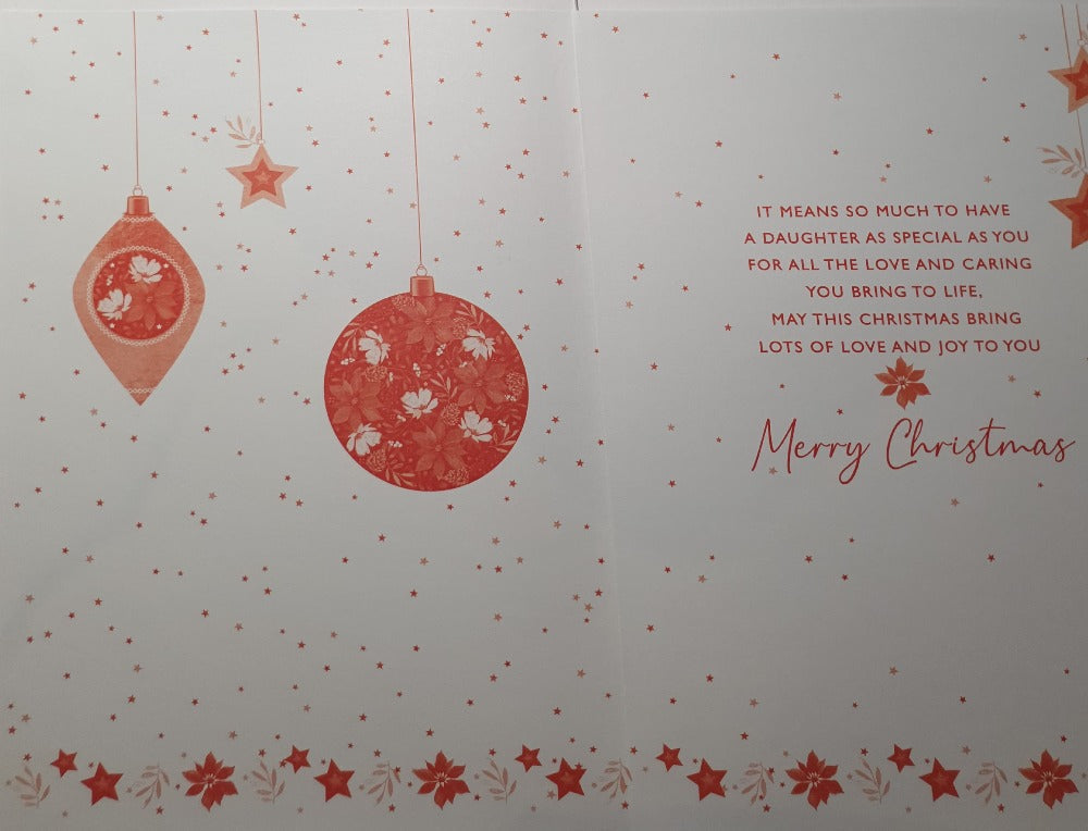 Especially For You Daughter Christmas Card