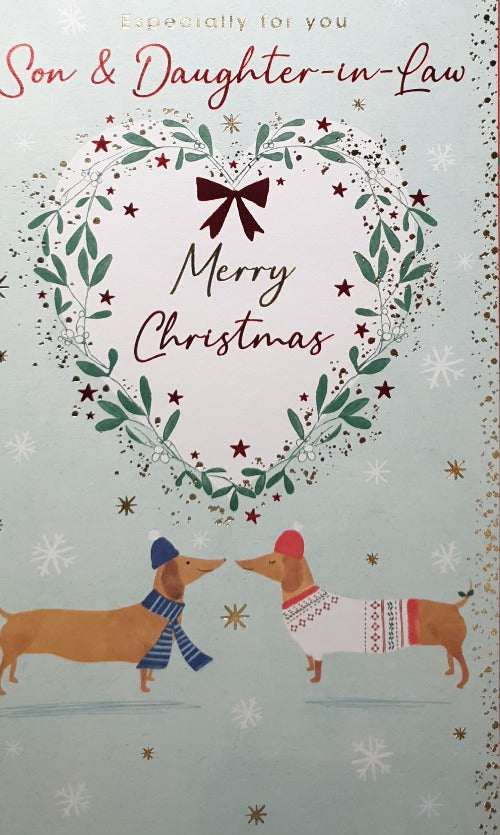 Especially For You Son And Daughter In Law Christmas Card