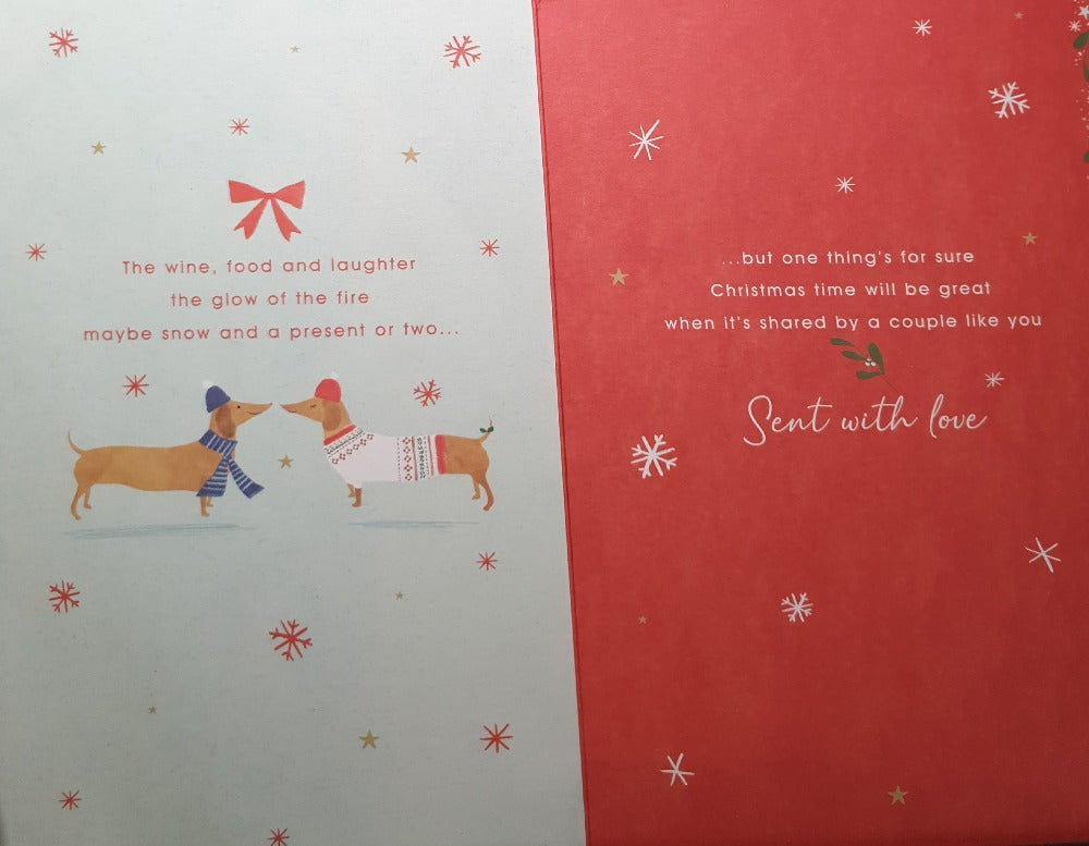 Especially For You Son And Daughter In Law Christmas Card