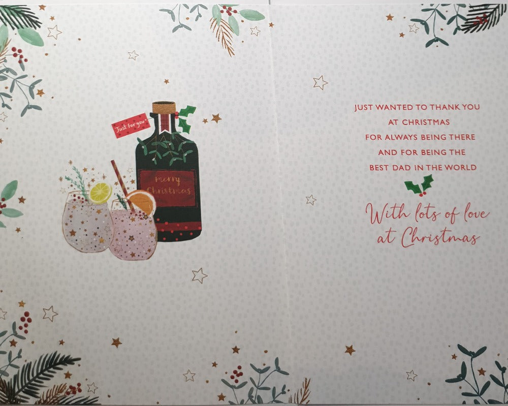 For You Dad Christmas Card