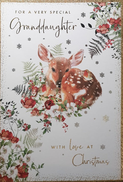 Special Granddaughter Christmas Card