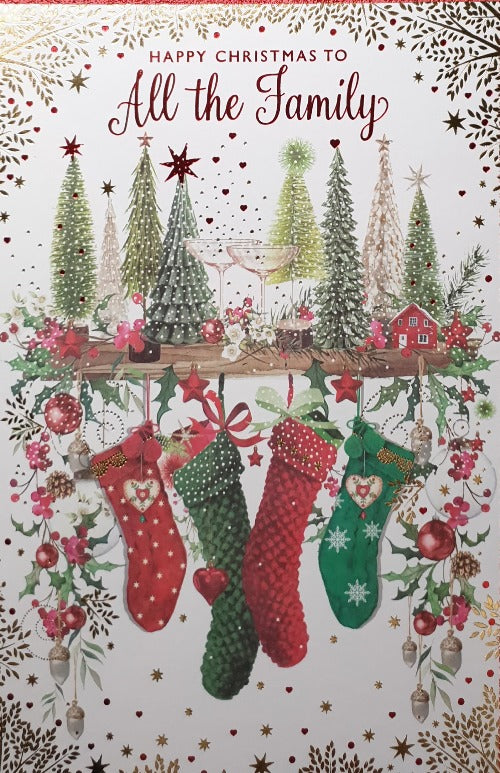 All The Family Christmas Card
