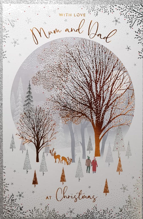 Mum And Dad Christmas Card