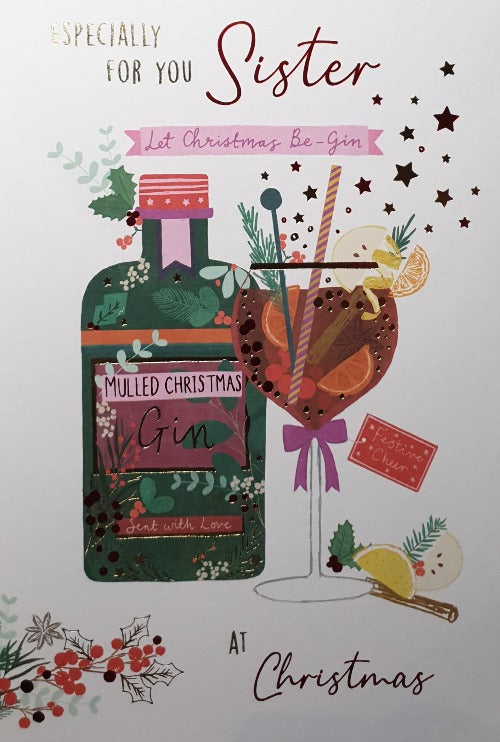 Especially For You Sister Christmas Card