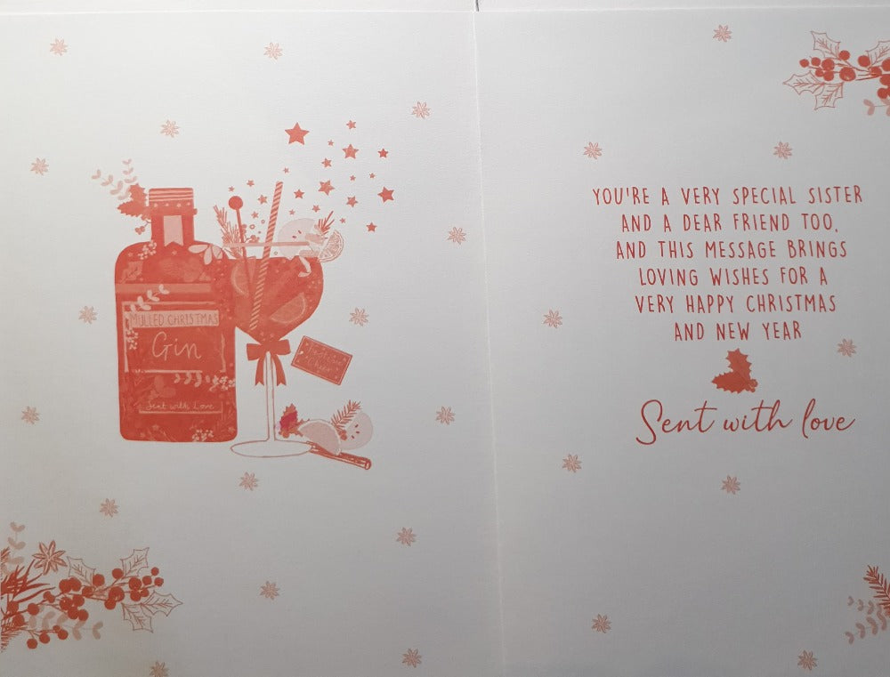 Especially For You Sister Christmas Card