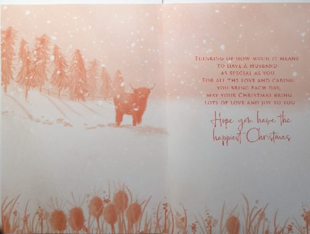 Husband Christmas Card