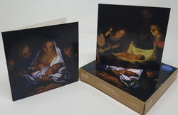 Charity Christmas Cards - Box of 12 in English & Irish/ Society Of St. Vincent de Paul SVP - Mary & Baby Jesus