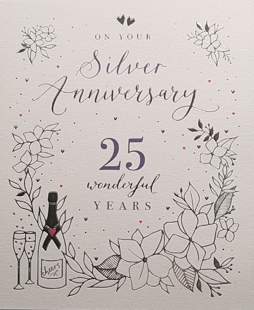 Anniversary Card - 25h Anniversary