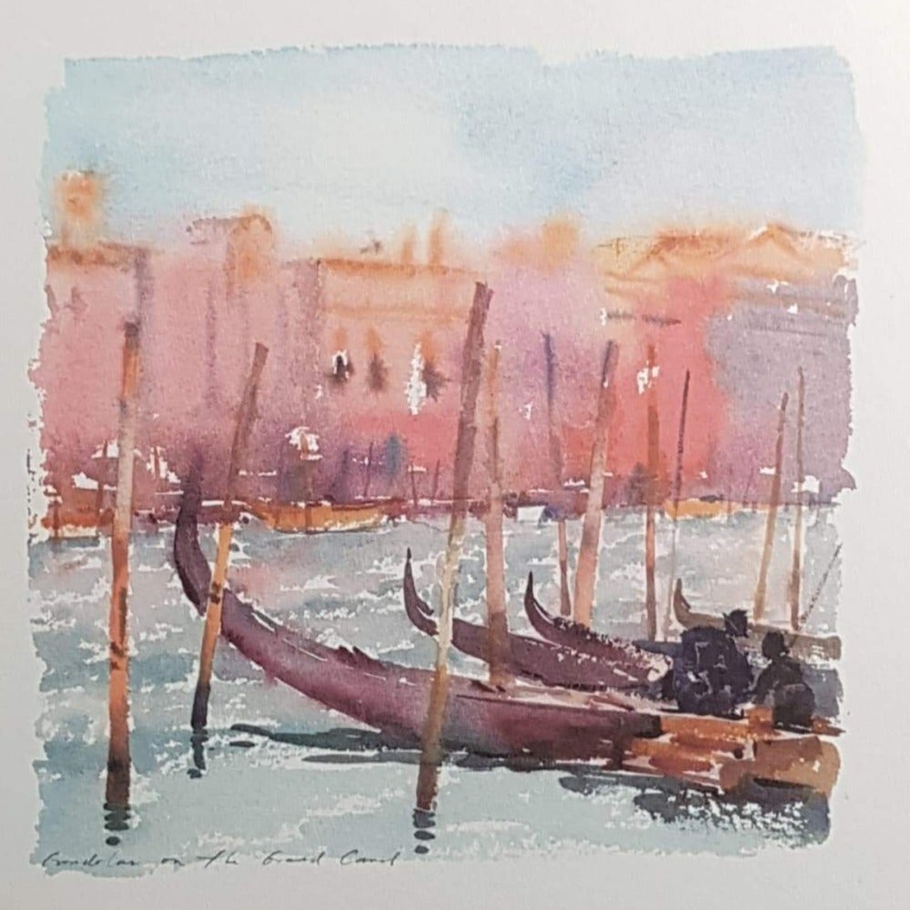 Blank Card - Couple Sitting On The Boat