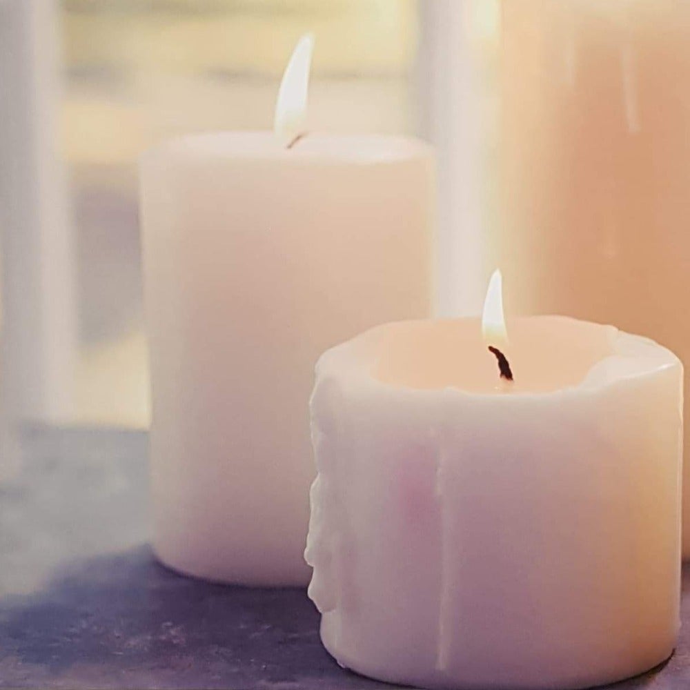 Blank Card - Two Lighting Candles