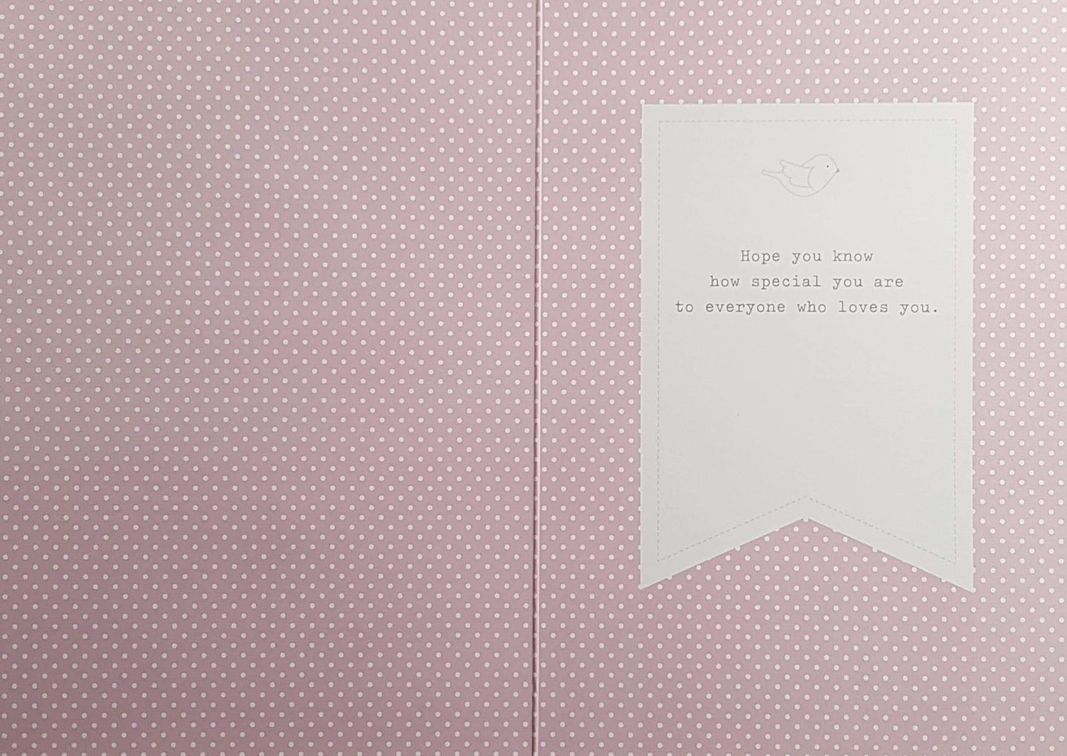 Confirmation Card - Daughter / White Bow & White Bird