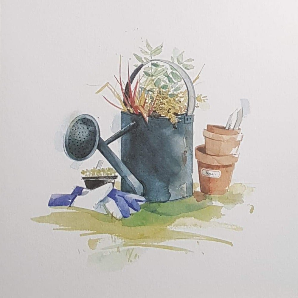 Blank Card - Gardening Set