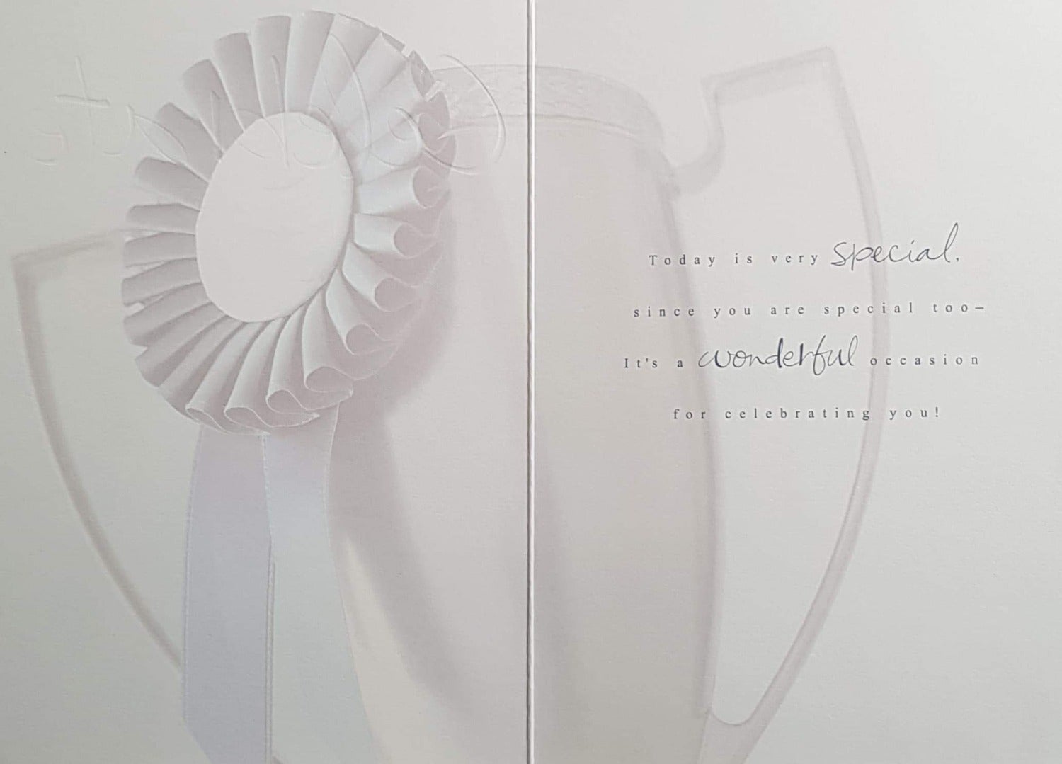 Congratulation Card - Time To Celebrate & Blue Batch For The Winner