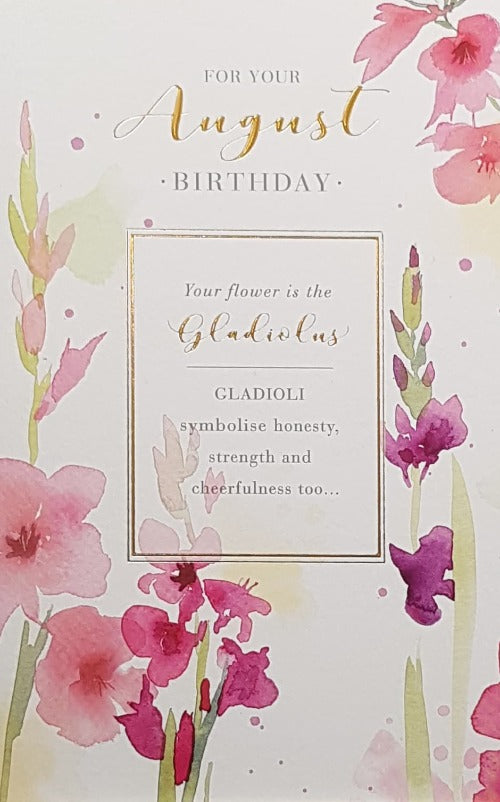 August Birthday Card
