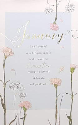 January Birthday Card