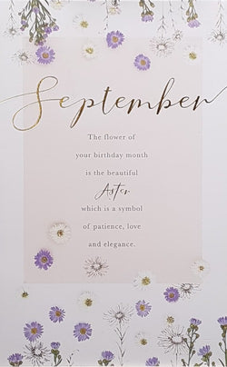 September Birthday Card