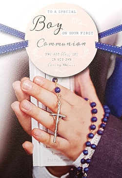 Special Boy Communion Card