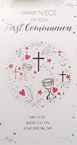Niece Communion Card