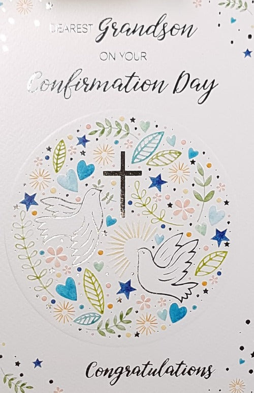Grandson Confirmation Card