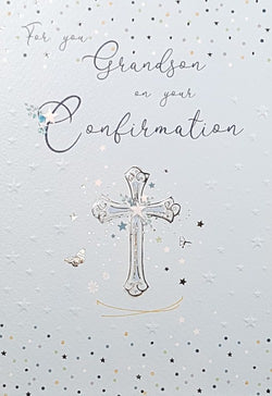 Grandson Confirmation Card