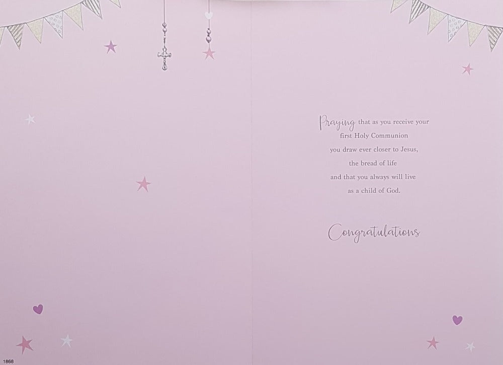 Granddaughter Communion Card