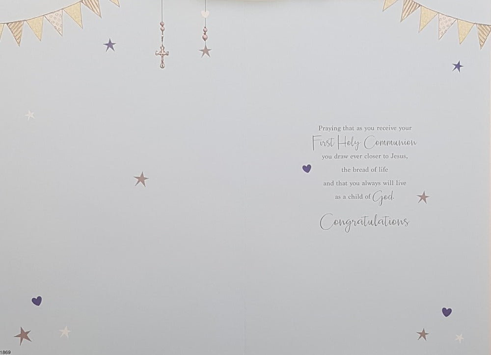 Grandson Communion Card